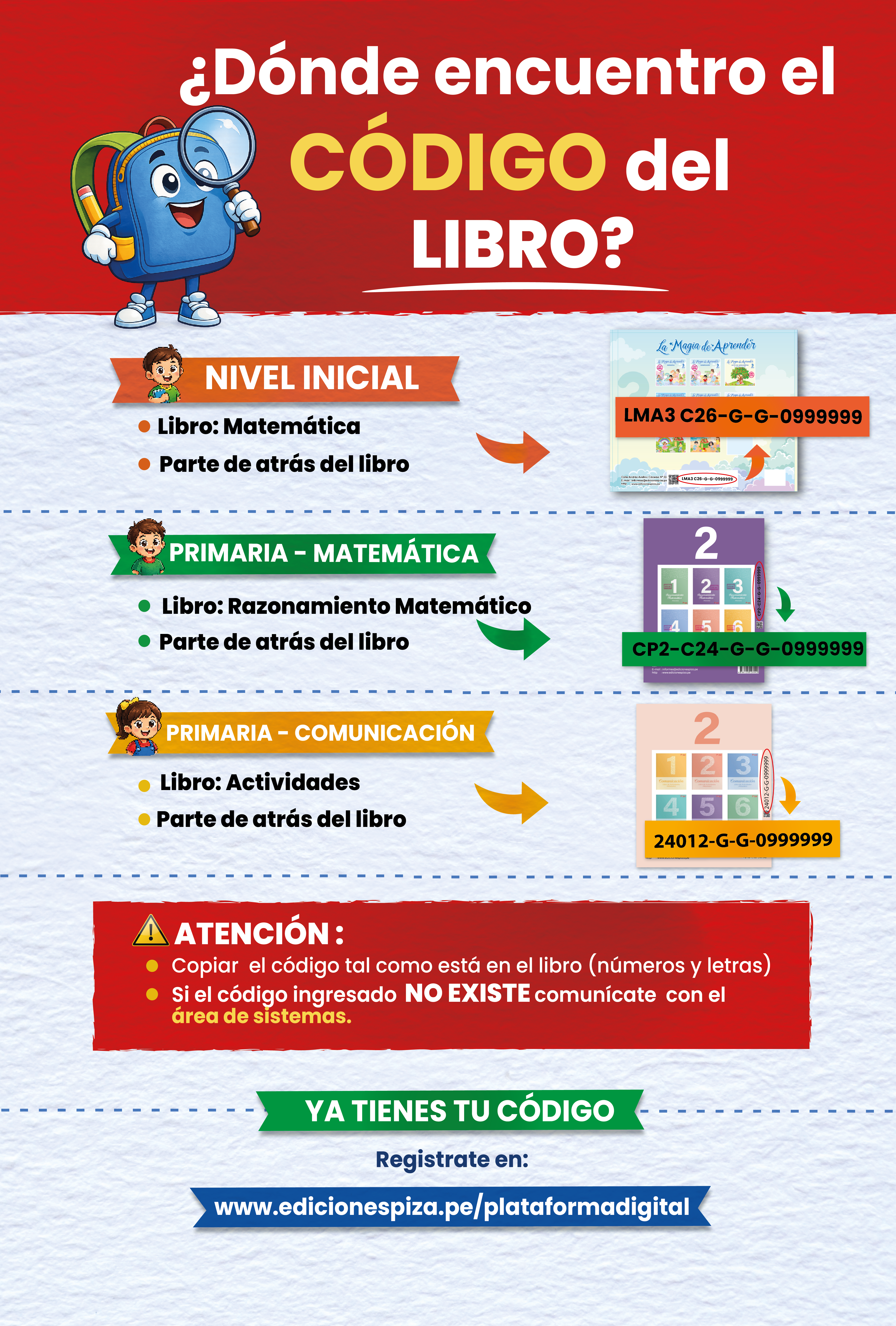 Ubicación del código